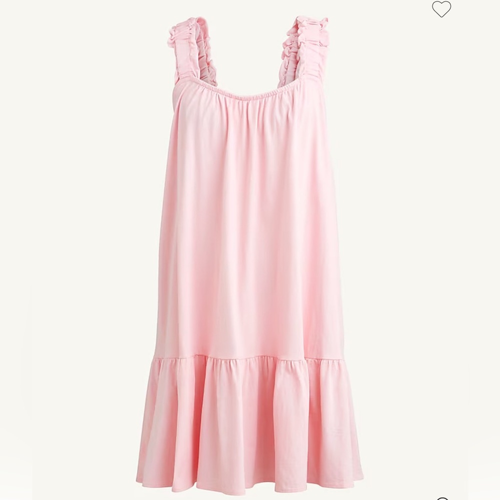 J. Crew Re-imagined Broken In Jersey Knit Mini Dress Pink Large